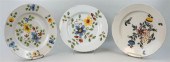 THREE ENGLISH DELFTWARE 'FAZAC