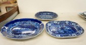 THREE ENGLISH HISTORIC BLUE TR