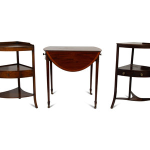 Three English Mahogany Tables