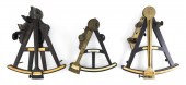 THREE ENGLISH OCTANTS 19TH CEN