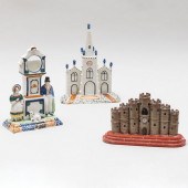 THREE ENGLISH PEARLWARE ARTICL