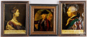 THREE ENGLISH REVERSE MEZZOTIN