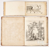 THREE ENGLISH ROCOCO DESIGN BO