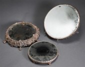 THREE ENGLISH SILVER PLATE MIR