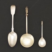 THREE ENGLISH STERLING SILVER