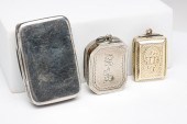 THREE ENGLISH STERLING SILVER