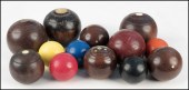 THREE ENGLISH TAYLOR LAWN BALL
