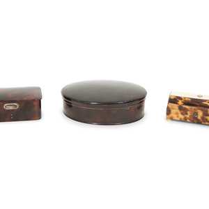 Three English Tortoise Shell