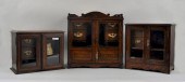 THREE ENGLISH VICTORIAN OAK TO