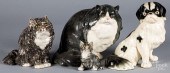 THREE ENGLISH WINSTANLEY CERAM