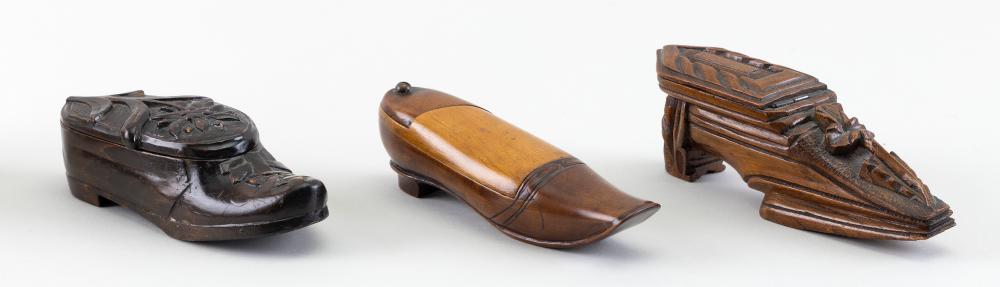 THREE ENGLISH/CONTINENTAL SHOE-FORM