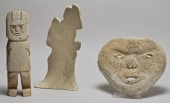 *THREE ESKIMO WHALEBONE ITEMS2