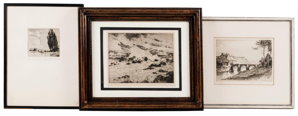 THREE ETCHINGS 19TH/20TH
