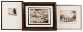 THREE ETCHINGS 19TH/20TH CENTU