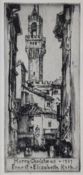 THREE ETCHINGS BY ERNEST D. RO