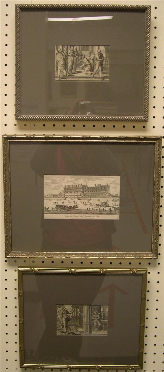 Three etchings: Israel Silvestre