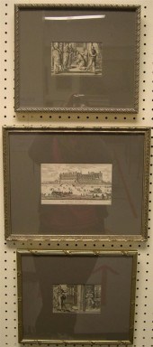 Three etchings: Israel Silvest