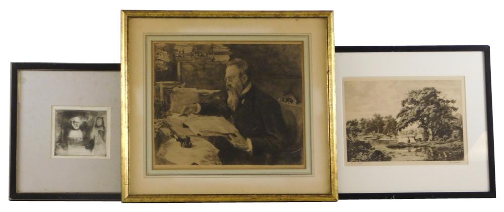 THREE ETCHINGS, THE FIRST BY ELISHA