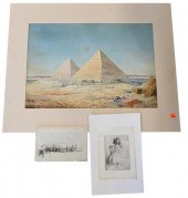 THREE ETCHINGSThree Art Pieces