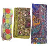 THREE ETRO SILK, WOOL AND CHIF