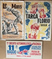 THREE EURO RACE EVENT POSTERS