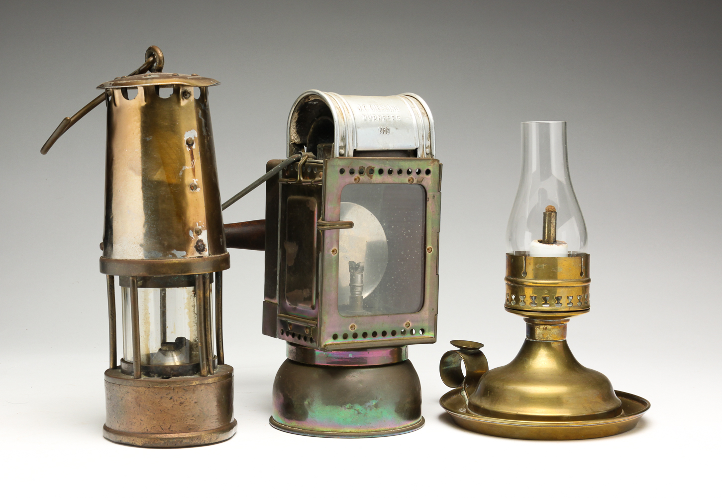 THREE EUROPEAN LANTERNS. Late