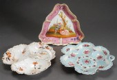 THREE EUROPEAN PORCELAIN SERVI
