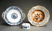 THREE EUROPEAN PORCELAIN TABLE