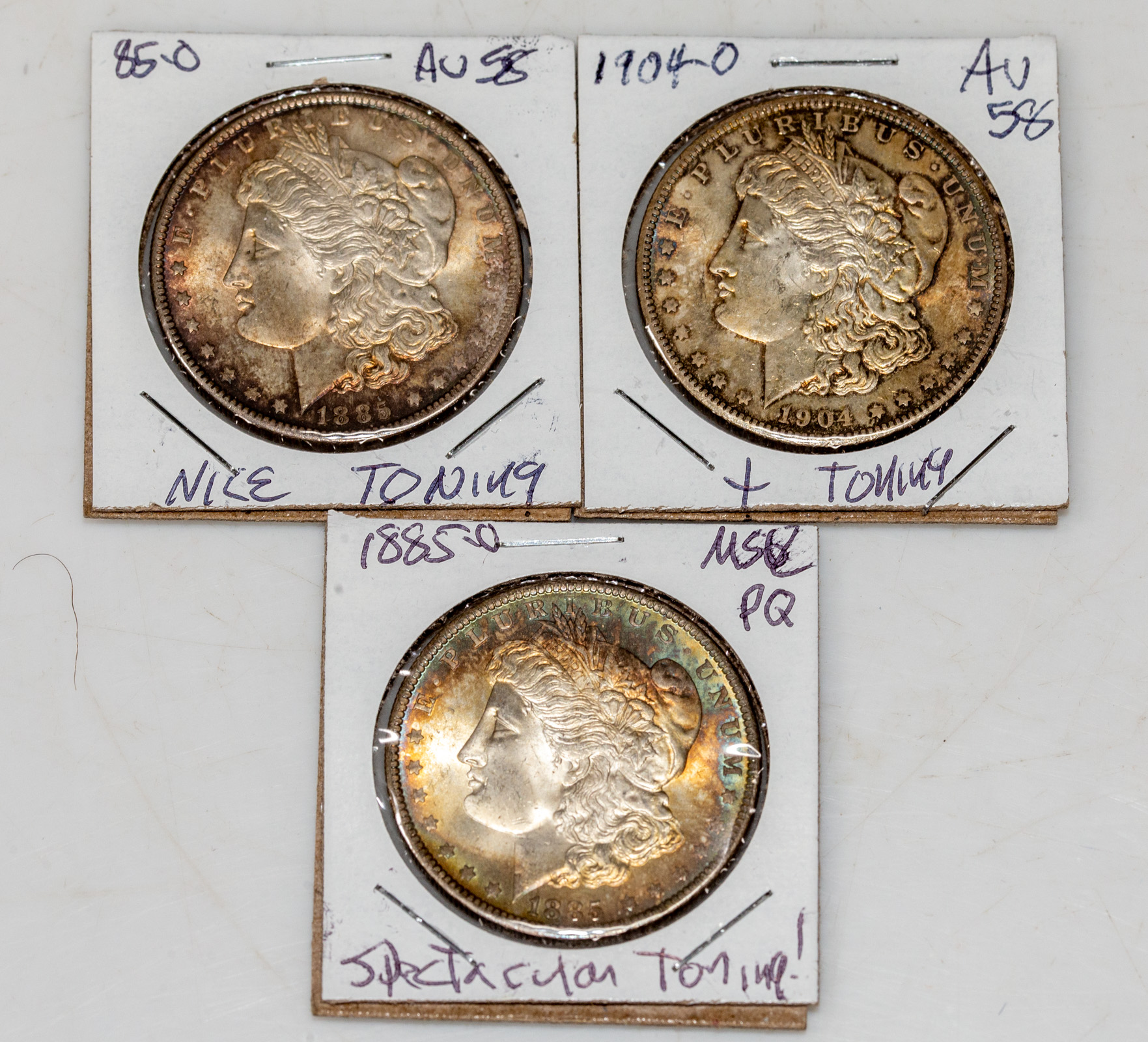 THREE EYE APPEALING TONED MORGAN
