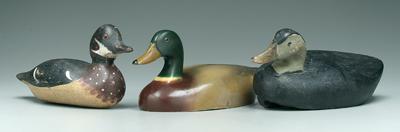 Three factory decoys: Wildfowler