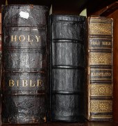THREE FAMILY BIBLES Comprising