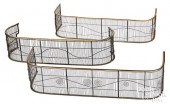 THREE FEDERAL BRASS AND WIRE F