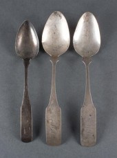Three Federal coin silver spoo