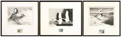 Three Federal duck stamp prints: