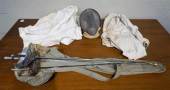 THREE FENCING SWORDS, MESH MAS