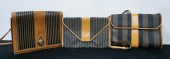 THREE FENDI-TYPE PURSESThree F