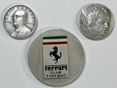 THREE FERRARI EVENT MEDALS, EA