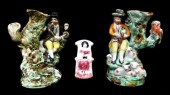THREE FIGURAL ENGLISH STAFFORD