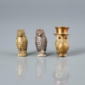 THREE FIGURAL VESTA MATCH SAFE