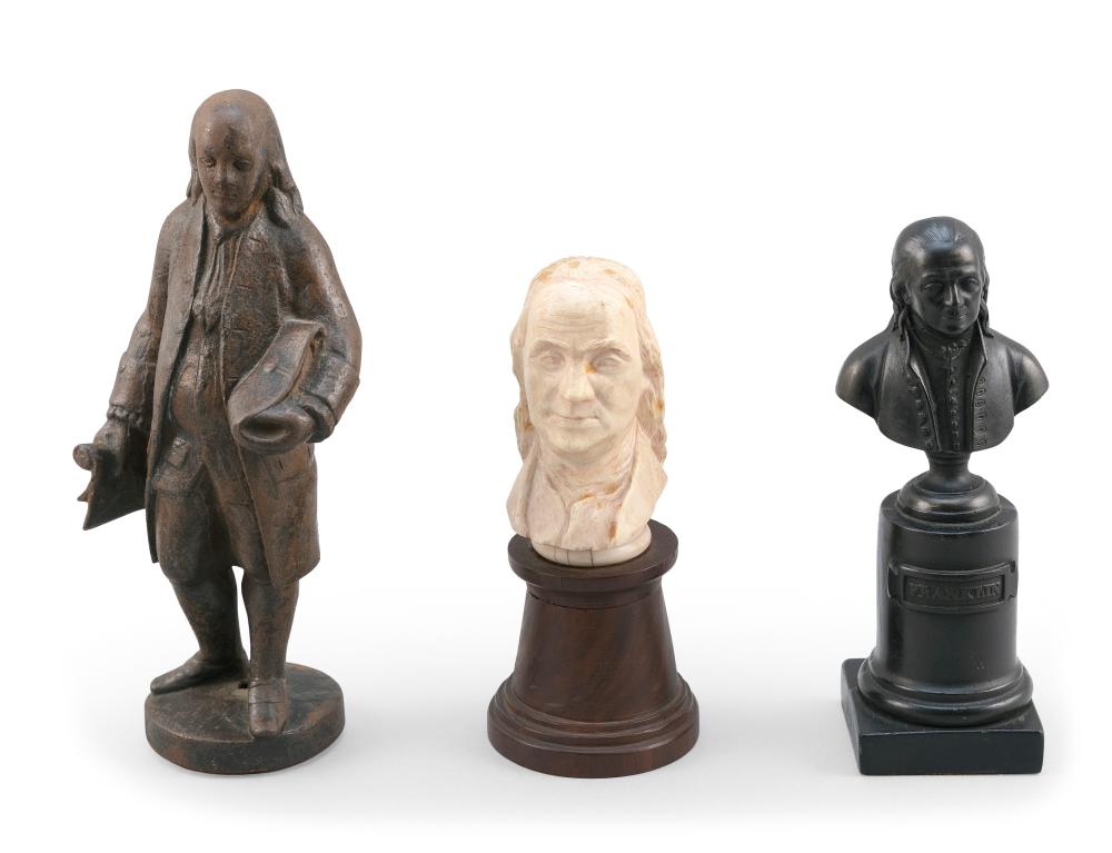 THREE FIGURES OF BENJAMIN