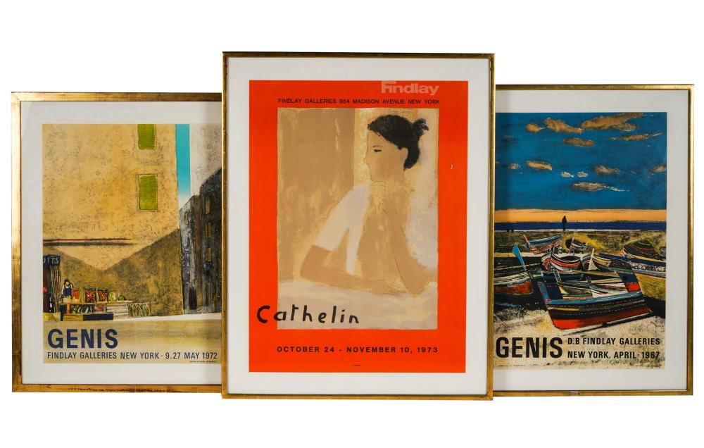 THREE FINDLAY GALLERIES POSTERSeach