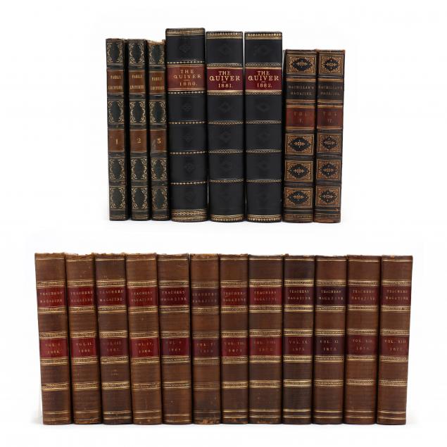 THREE FINELY BOUND ENGLISH