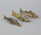 THREE FISH DECOYSLot of three
