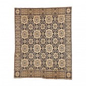 THREE FLORAL JACQUARD COVERLET