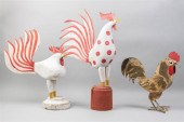 THREE 'FOLK ART' MODELS OF COC
