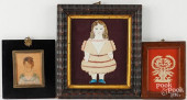 THREE FOLK ART WORKS<br>Three