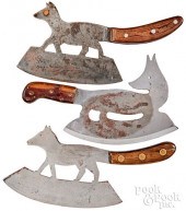 THREE FOX-FORM FOOD CHOPPERS.T