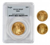 THREE FRACTIONAL AMERICAN GOLD