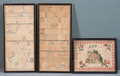 Three framed 19th century Amer