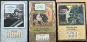 THREE FRAMED COLORFUL CALENDAR